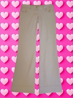 Vintage Moda International 90s Y2K Classic Minimalist Indie Retro Khaki Pants 4T